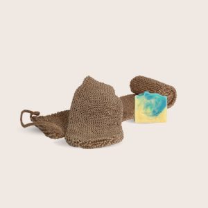 Hemp Back Scrubber & Hemp Hand Glove - Perfect for exfoliation, natural fibre